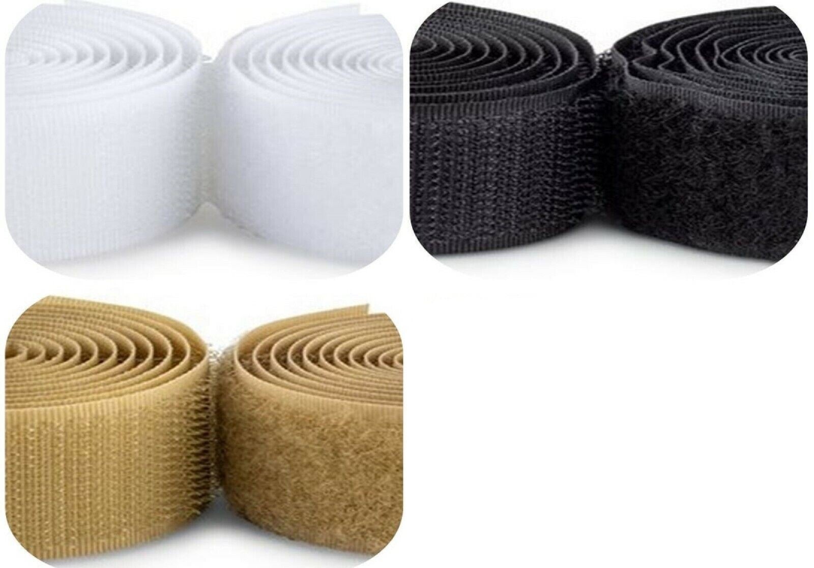 Adhesive Velcro Set by the Yard Fabric Hut